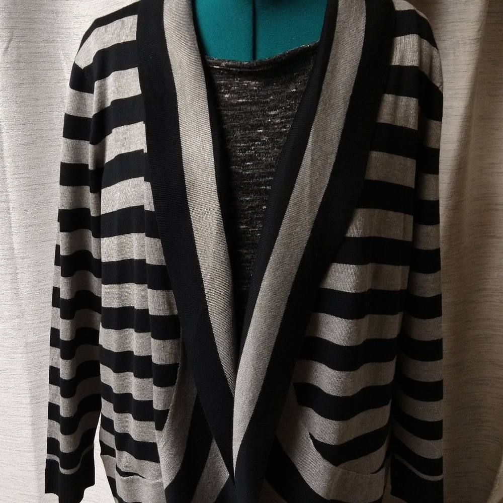 Plus size sweater cardigan.